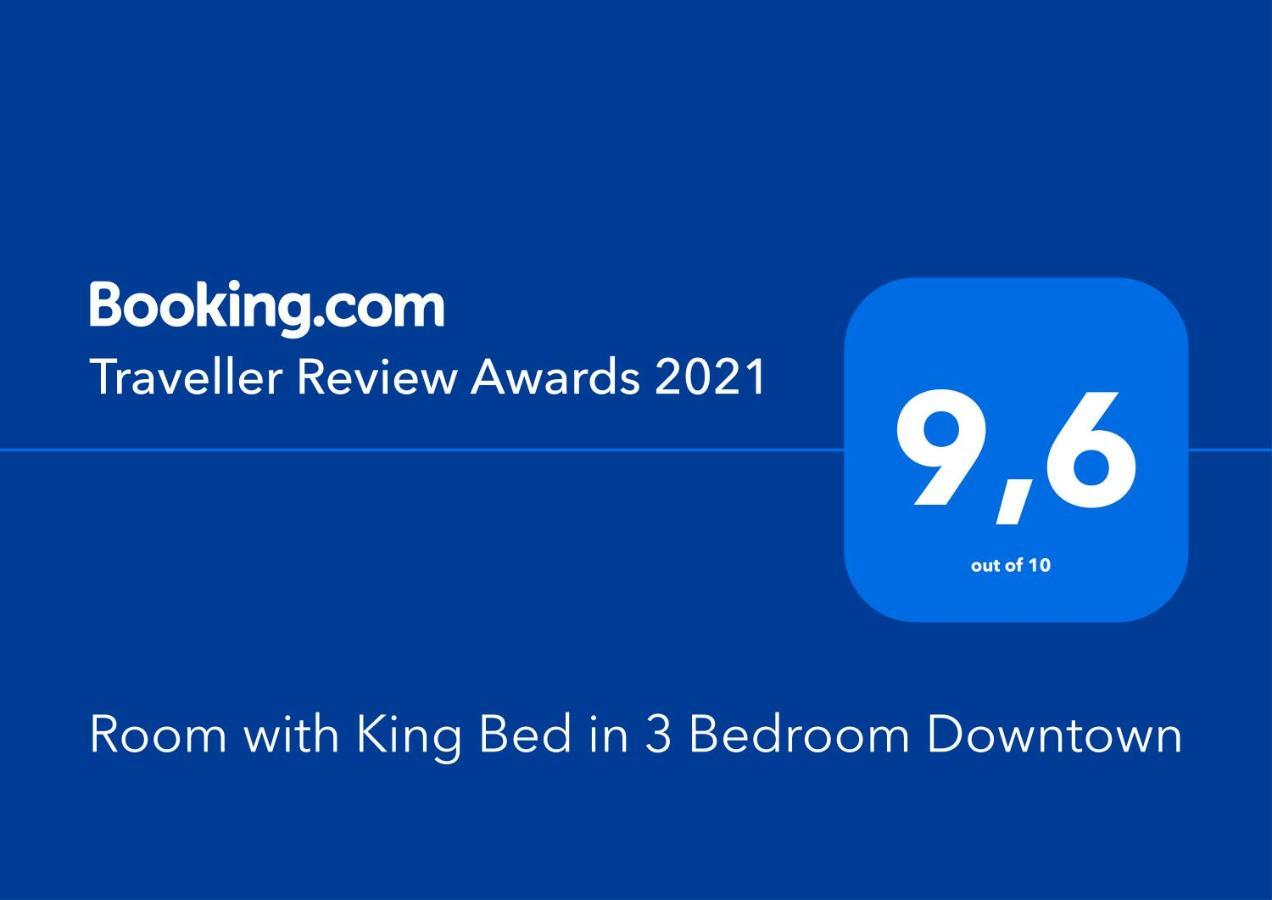 Room With King Bed In Shared 3 Bedroom Downtown Montréal Extérieur photo